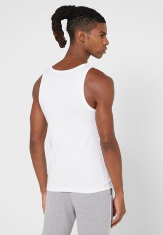 Valkoinen miesten Ralph Lauren Essential Crew Neck -liivi
