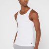 Valkoinen miesten Ralph Lauren Essential Crew Neck -liivi Valkoinen miesten Ralph Lauren Essential Crew Neck -liivi