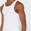 Valkoinen miesten Ralph Lauren Essential Crew Neck -liivi Valkoinen miesten Ralph Lauren Essential Crew Neck -liivi