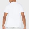 Valkoinen miesten Ralph Lauren Logo Crew Neck T-paidat Valkoinen miesten Ralph Lauren Logo Crew Neck T-paidat