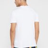 Valkoinen miesten Ralph Lauren Logo Crew Neck T-paidat