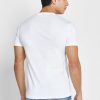 Valkoinen miesten Ralph Lauren Logo Crew Neck T-paidat Valkoinen miesten Ralph Lauren Logo Crew Neck T-paidat
