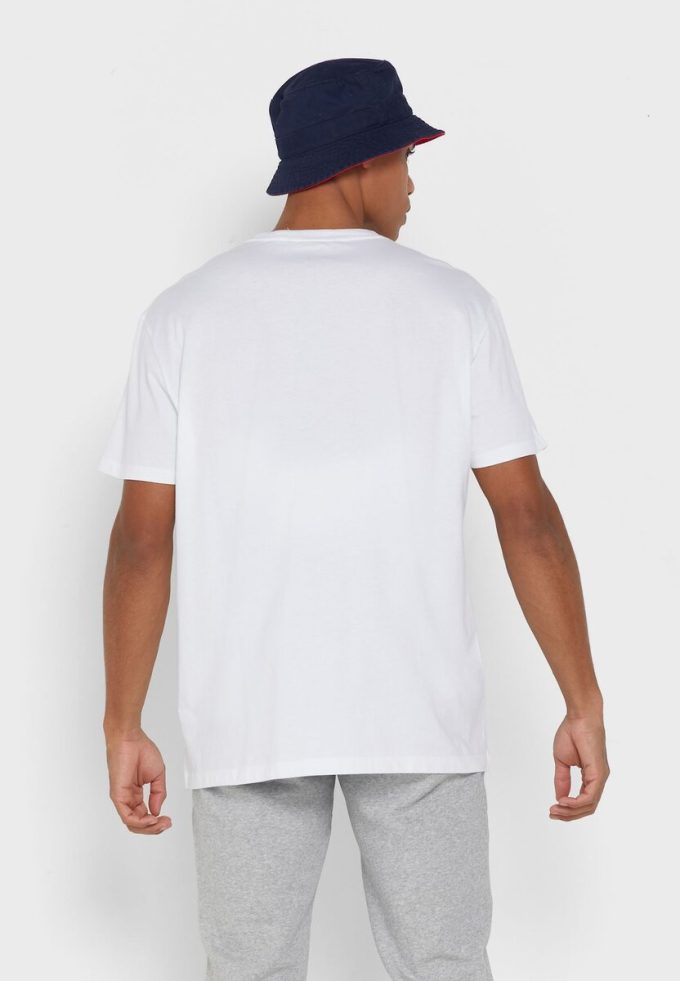 Valkoinen miesten Ralph Lauren Logo Crew Neck T-paidat