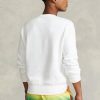 Valkoinen miesten Ralph Lauren Polo Sport Fleece -huppari Valkoinen miesten Ralph Lauren Polo Sport Fleece -huppari