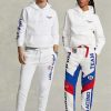 Valkoinen miesten Ralph Lauren Polo Sport fleecehuppari Valkoinen miesten Ralph Lauren Polo Sport fleecehuppari