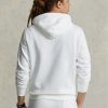 Valkoinen miesten Ralph Lauren Polo Sport fleecehuppari Valkoinen miesten Ralph Lauren Polo Sport fleecehuppari