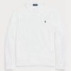 Valkoinen miesten Ralph Lauren Spa Terry paita Valkoinen miesten Ralph Lauren Spa Terry paita