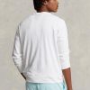 Valkoinen miesten Ralph Lauren Spa Terry paita Valkoinen miesten Ralph Lauren Spa Terry paita
