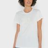 Valkoinen naisten Ralph Lauren Crew Neck Graphic T-paidat Valkoinen naisten Ralph Lauren Crew Neck Graphic T-paidat