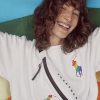 Valkoinen naisten Ralph Lauren Pride Canvas -käsilaukku Valkoinen naisten Ralph Lauren Pride Canvas -käsilaukku