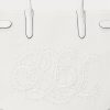 Valkoinen/valkoinen naisten Ralph Lauren Eyelet Canvas -suuret Devyn-kangaskassit