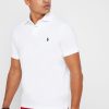 Valkoiset Miesten Ralph Lauren Basic Mesh -poolopaidat Valkoiset Miesten Ralph Lauren Basic Mesh -poolopaidat