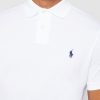 Valkoiset Miesten Ralph Lauren Basic Mesh -poolopaidat Valkoiset Miesten Ralph Lauren Basic Mesh -poolopaidat