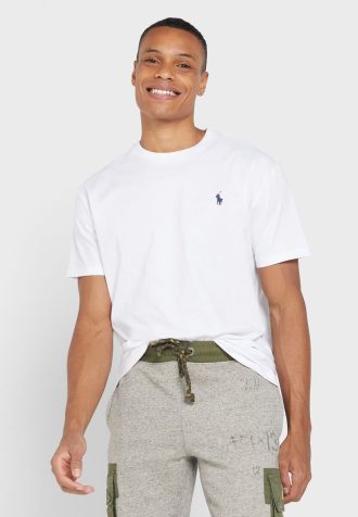 Valkoiset Miesten Ralph Lauren Essential Crew Neck T-paidat