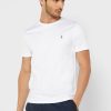 Valkoiset Miesten Ralph Lauren Essential Crew Neck T-paidat