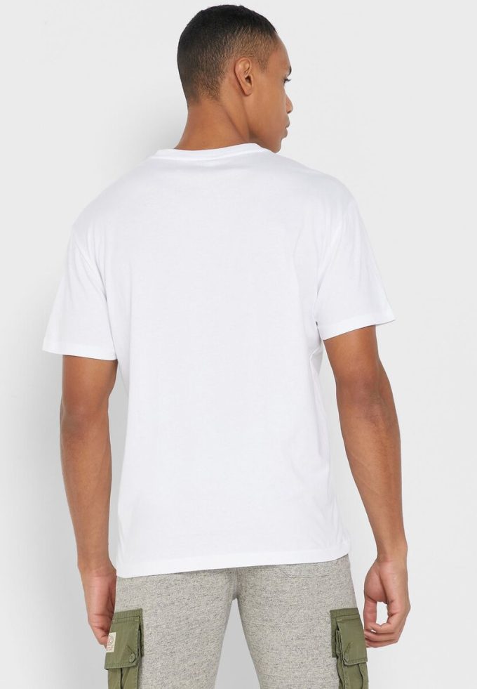 Valkoiset Miesten Ralph Lauren Essential Crew Neck T-paidat Valkoiset Miesten Ralph Lauren Essential Crew Neck T-paidat