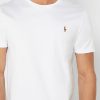 Valkoiset Miesten Ralph Lauren Essential Crew Neck T-paidat