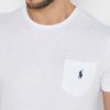 Valkoiset Miesten Ralph Lauren Essential Crew Neck T-paidat Valkoiset Miesten Ralph Lauren Essential Crew Neck T-paidat