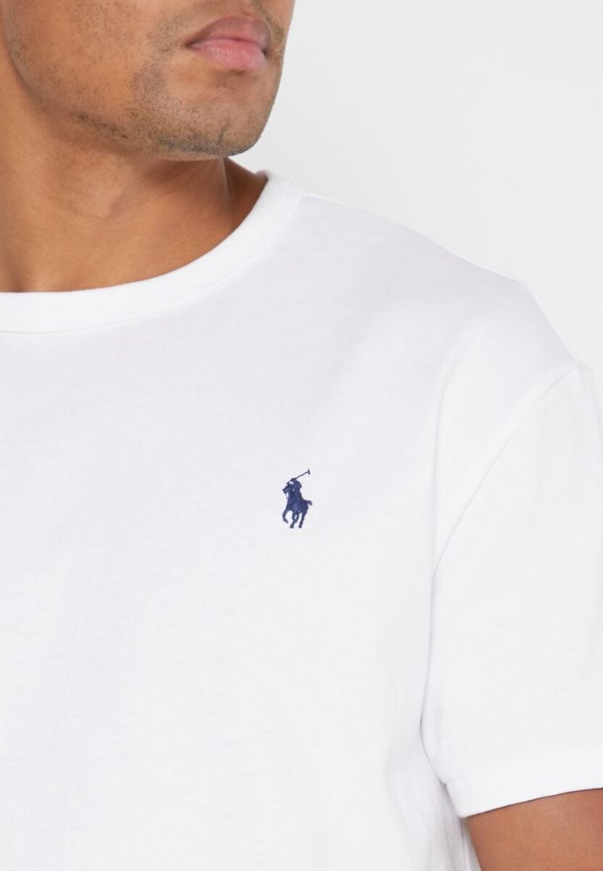 Valkoiset Miesten Ralph Lauren Essential Crew Neck T-paidat
