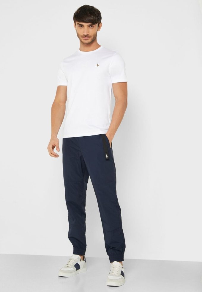 Valkoiset Miesten Ralph Lauren Essential Crew Neck T-paidat
