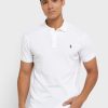 Valkoiset miesten Ralph Lauren Essential poolopaidat Valkoiset miesten Ralph Lauren Essential poolopaidat