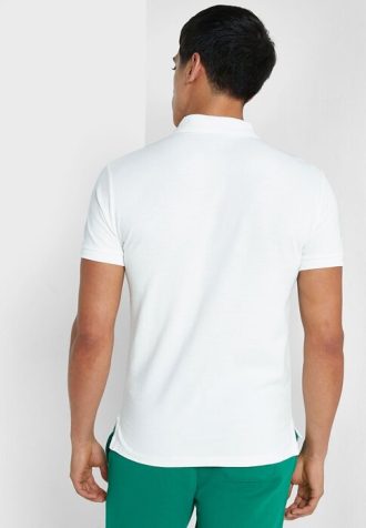 Valkoiset miesten Ralph Lauren Essential poolopaidat Valkoiset miesten Ralph Lauren Essential poolopaidat