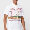 Valkoiset Miesten Ralph Lauren Graafiset poolopaidat