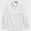 Valkoiset Miesten Ralph Lauren Keaton Poplin -muodolliset paidat Valkoiset Miesten Ralph Lauren Keaton Poplin -muodolliset paidat