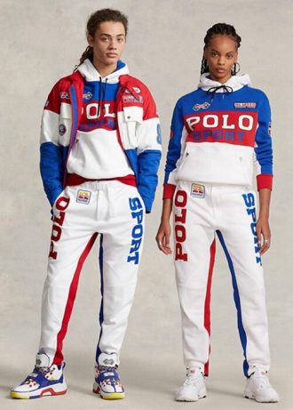 Valkoiset miesten Ralph Lauren Polo Sport -väriset fleecehousut Valkoiset miesten Ralph Lauren Polo Sport -väriset fleecehousut