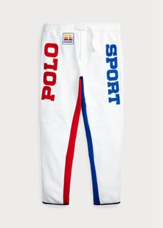 Valkoiset miesten Ralph Lauren Polo Sport -väriset fleecehousut Valkoiset miesten Ralph Lauren Polo Sport -väriset fleecehousut