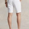 Valkoiset miesten Ralph Lauren Räätälöidyt Stretch Twill -shortsit Valkoiset miesten Ralph Lauren Räätälöidyt Stretch Twill -shortsit