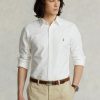 Valkoiset miesten Ralph Lauren Slim Fit Oxford paidat Valkoiset miesten Ralph Lauren Slim Fit Oxford paidat