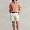 Valkoiset miesten Ralph Lauren Stretch Straight Fit chino shortsit