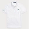 Valkoiset Miesten Ralph Lauren The Earth poolopaidat Valkoiset Miesten Ralph Lauren The Earth poolopaidat