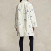 Valkoiset naisten Ralph Lauren kukka-aiheiset kangastakit Valkoiset naisten Ralph Lauren kukka-aiheiset kangastakit