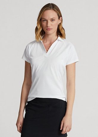 Valkoiset Naisten Ralph Lauren Räätälöidyt Pikee Poolopaidat