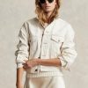 Valkoiset naisten Ralph Lauren The New Denim Project Trucker -takit Valkoiset naisten Ralph Lauren The New Denim Project Trucker -takit
