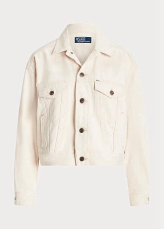 Valkoiset naisten Ralph Lauren The New Denim Project Trucker -takit Valkoiset naisten Ralph Lauren The New Denim Project Trucker -takit