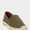Vihreä miesten Ralph Lauren Cevio Pesty Canvas Espadrille Vihreä miesten Ralph Lauren Cevio Pesty Canvas Espadrille