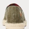 Vihreä miesten Ralph Lauren Cevio Pesty Canvas Espadrille Vihreä miesten Ralph Lauren Cevio Pesty Canvas Espadrille