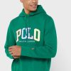 Vihreä miesten Ralph Lauren -logohuppari Vihreä miesten Ralph Lauren -logohuppari
