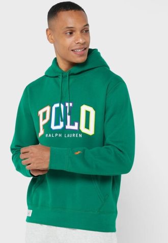 Vihreä miesten Ralph Lauren -logohuppari