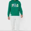 Vihreä miesten Ralph Lauren -logohuppari Vihreä miesten Ralph Lauren -logohuppari