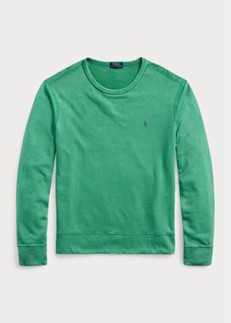 Vihreä miesten Ralph Lauren Spa Terry paita