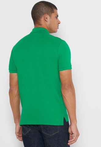 Vihreät miesten Ralph Lauren Basic mesh poolopaidat