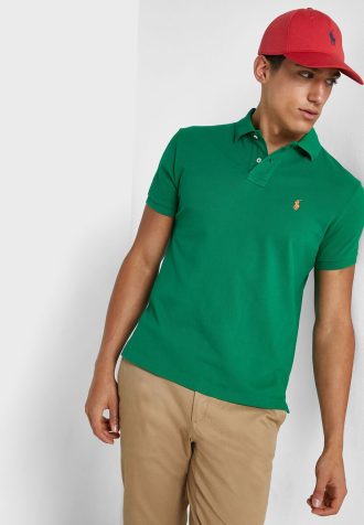 Vihreät miesten Ralph Lauren Essential poolopaidat