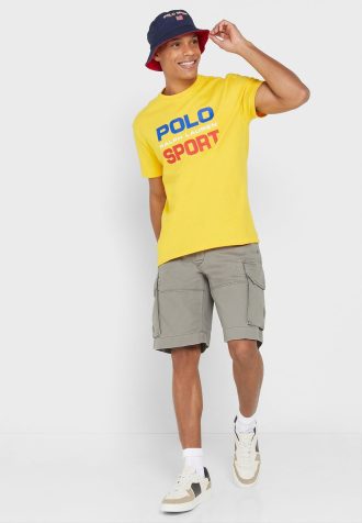 Vihreät miesten Ralph Lauren Essential -shortsit