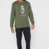 Vihreät Miesten Ralph Lauren Graphic Crew Neck T-paidat Vihreät Miesten Ralph Lauren Graphic Crew Neck T-paidat