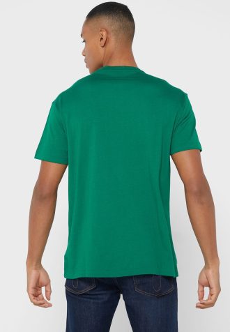 Vihreät miesten Ralph Lauren -logoiset T-paidat