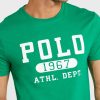 Vihreät miesten Ralph Lauren -logoiset T-paidat